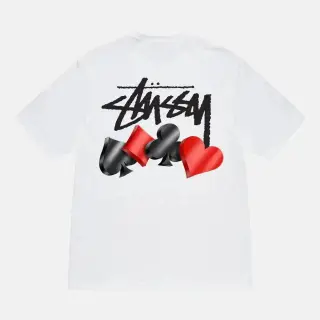Stussy Poker Card Print T-Shirt
