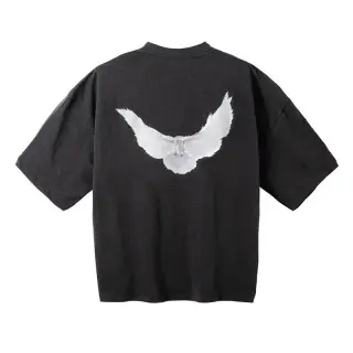 Yeezy x Gap x Balenciaga Triple Collaboration "Dove" T-Shirts