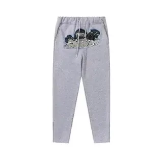 Graphic Print Straight-Leg Sweatpants
