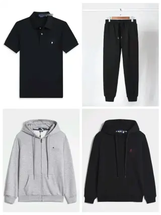 Casual Polo Shirts Hoodies and Pants