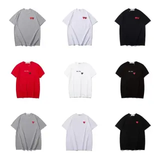 Comme des Garcons Play Heart Logo T-Shirts