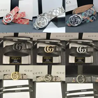 Gucci Classic Double G Buckle Belt