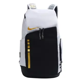Nike Swoosh Backpack White and Gold
