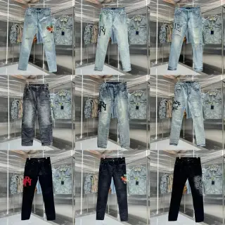 American High-Street Style Jeans Exemplified by the Amiri Aesthetic
