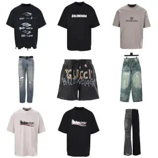 High-Street and Vintage-Distressed Apparel (Balenciaga-Inspired)