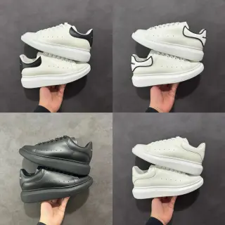 Alexander McQueen Oversized Platform White Sneakers