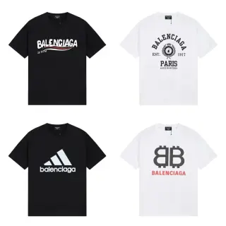 Balenciaga multi-style logo print short sleeve T-Shirt