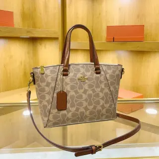 Coach classic monogram small tote bag