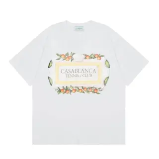 Casablanca Rose Graphic T-Shirt White