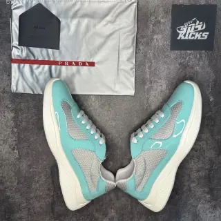 Prada Colorblock Low-Top Sneakers