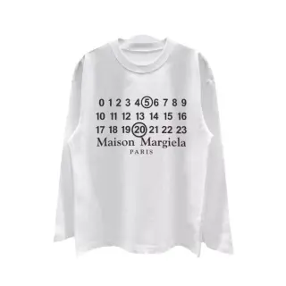 Maison Margiela "Numerical" Long-Sleeve T-Shirt