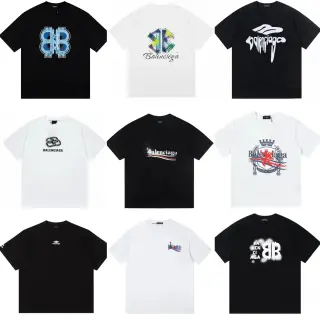 Balenciaga-Style Printed T-Shirt