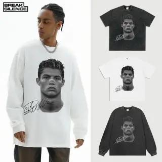 Break Silence Cristiano Ronaldo Graphic T-Shirt