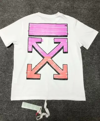 Off-White Style Gradient Arrow T-Shirt