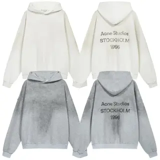 Acne Studios Distressed Printed Hoodie