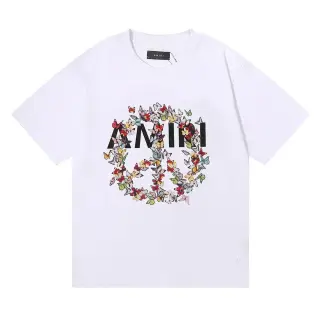AMIRI Classic Butterfly and Peace Print T-Shirt