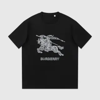 Burberry Equestrian Knight Black T-Shirt