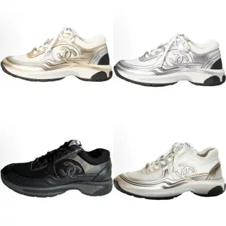 Chanel Double-C Logo Sneakers