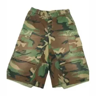 Woodland Camouflage Cargo Shorts