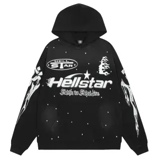 Hellstar Flame Print Hoodie