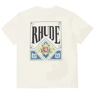 Rhude Vintage Badge Print T-Shirt