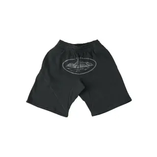 Corteiz Alcatraz-Print Athletic Shorts