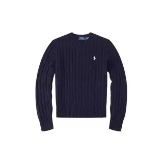 Polo Ralph Lauren Classic Cable-Knit Crewneck Sweater