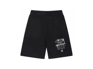 Stussy "Modern Age" Graffiti-Print Athletic Shorts