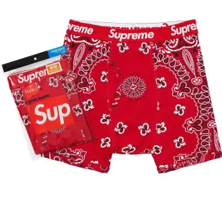 Supreme x Hanes Bandana Boxer Briefs