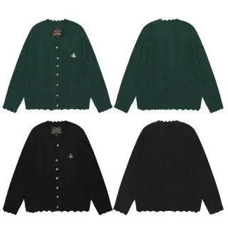 Vivienne Westwood Classic Saturn-Embroidered Cardigan