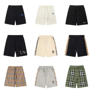 Burberry Logo and Check Shorts