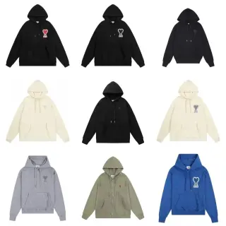 AMI Paris Ami de Coeur Logo Hoodie
