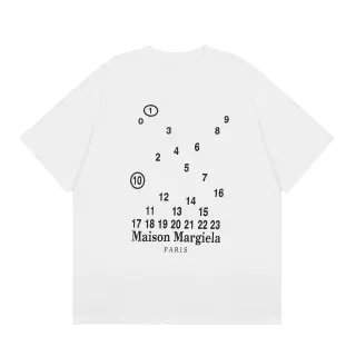 Maison Margiela Number Graphic T-Shirt White