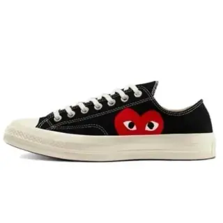 Comme des Garcons PLAY x Converse Chuck 70 Ox Black