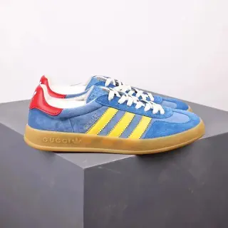 Gucci x adidas Gazelle Blue Yellow Red