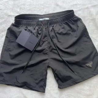 Prada Szorty Kąpielowe Re-Nylon Czarne