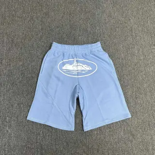 Corteiz Island Shorts Light Blue