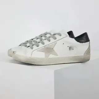Golden Goose Super-Star White Black