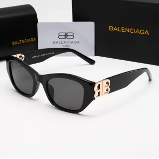 Okulary przeciwsłoneczne Balenciaga Dynasty Cat-Eye 'Black'