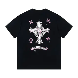 Chrome Hearts Pink Cross T-Shirt