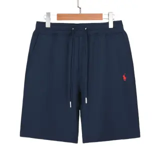 Polo Ralph Lauren Shorts Navy Blue with Red Logo