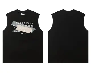 MM6 Maison Margiela Number Tag Tank Top Black