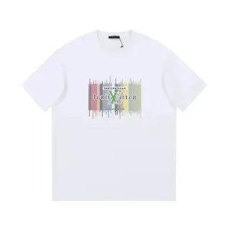 Louis Vuitton Barcode Graphic T-Shirt White