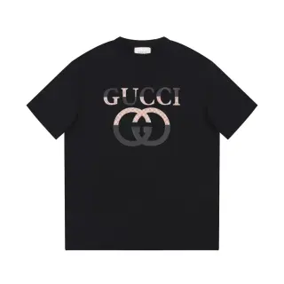Gucci Interlocking G Black T-Shirt