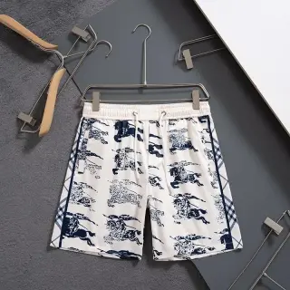 Burberry Knight Horseferry Print Shorts White