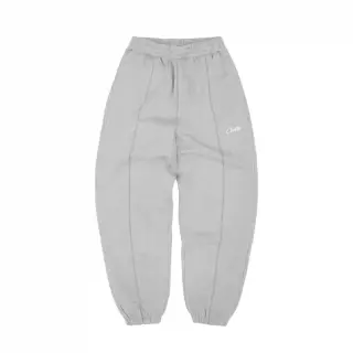 Corteiz Script Cuffed Sweatpants Grey