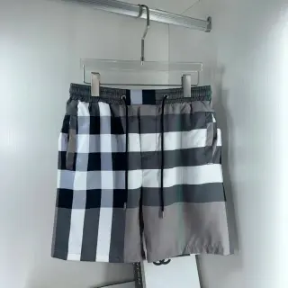 Szorty kąpielowe Burberry Check Grey
