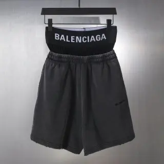 Balenciaga Boxer Trompe-l'Œil Sweatshorts Washed Black
