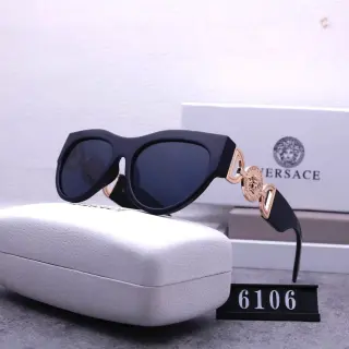 Versace Medusa Cat-Eye Sunglasses Black