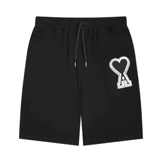 AMI Paris Ami de Cœur Shorts Black